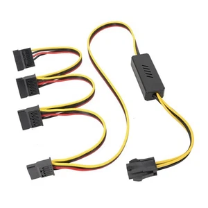 Motherboard CPU 4-Pin to Hard Drive Cable CPU 4PIN to SATA Hard Drive 2696 - Afbeelding 1 van 9