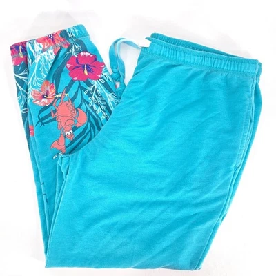 Pantalones para dormir Disney Ariel Sirenita Niñas XL 15-17 Kidcore Cordón Salón Foto 1 de 4