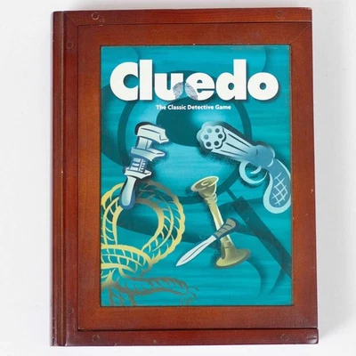 CLUEDO Vintage Game Collection Edition 2006 Wooden Bookshelf Box Board Game - Image 1 of 4