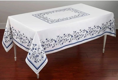 Spode Blue Portofino Tablecoth 60×84 - Image 1 of 4