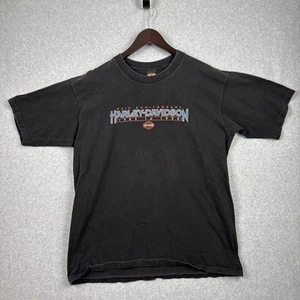 Vintatge Harley Davidson T-Shirt 95th Anniversary XL 100% Cotton Doerflers' Hays - Picture 1 of 11