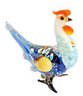 Hand Blown Glass  Art Figurine HANDMADE BIRD  HEN # 4779