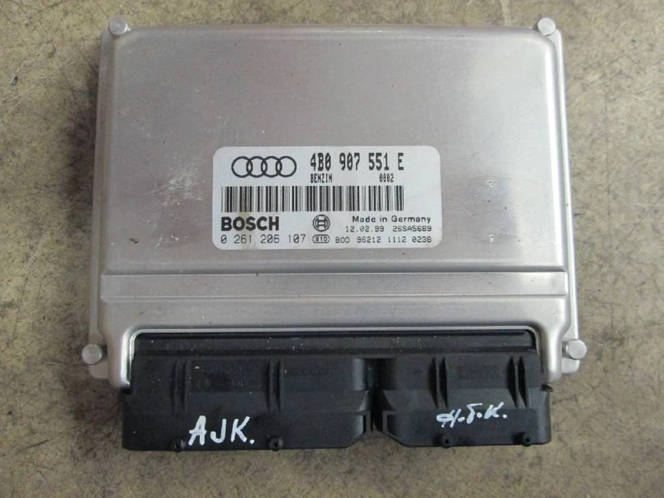 Motorsteuergerät Audi A6 4B 2,7 V6 Bi-Turbo AJK 4B0907551E Steuergerät Motor  - Bild 1 von 3
