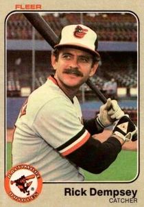 1983 Fleer Rick Dempsey Baltimore Orioles #58 - Picture 1 of 2