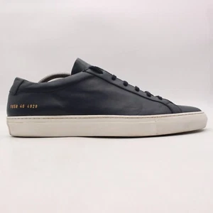 Sneakers Common Projects Achilles da uomo taglia EU 46 in pelle blu navy - Foto 1 di 10