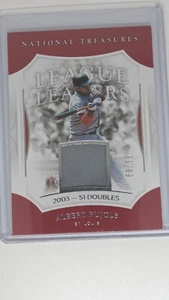 2017 panini national treasures albert pujols /99 #ll-ap - Picture 1 of 2