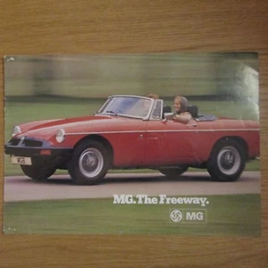 Leyland Cars MG Midget MKIII MGB GT V8 mercado del Reino Unido folleto de ventas original 1975 - Imagen 1 de 1