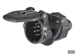NARVA 24 VOLT 15 PIN HEAVY DUTY EURO ROUND PLASTIC TRAILER SOCKET 82095 - Picture 1 of 3