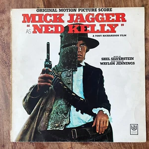 NED KELLY FILM SOUNDTRACK - WAYLON JENNINGS EX-/MINT VINYL LP / MICK JAGGER /UK - Picture 1 of 12
