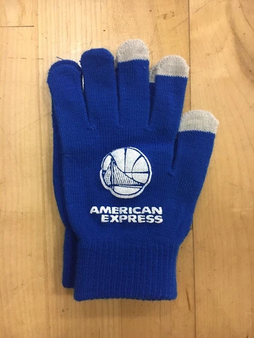 Golden State Warriors NBA Gloves American Express FREE SHIPPING SGA Cover