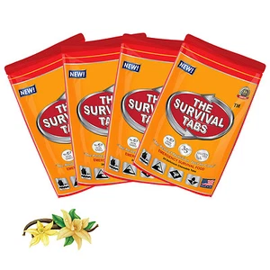        4 Vanillebeutel 96 leckere Tabletten Notfallnahrung Überlebensprodukt  - Bild 1 von 5
