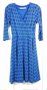 Abito donna STITCHFIX 41 BIANCOSPINO taglia S Renesme blu elasticizzato finto avvolgente - Foto 1 di 4