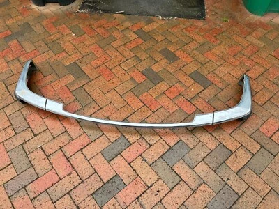 1979-1991 Jaguar XJS para-choque dianteiro acabamento cromado moldura com para-choques de borracha - Imagem 1 de 4