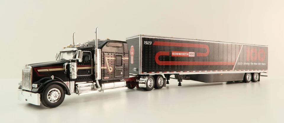 First Gear 68-1691 Kenworth W900L Trailer Kenworth 100th Anniversary RARE 1:64 - Image 1 of 4