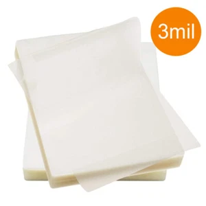 8.9" x 11.4" Thermal Laminating Pouches 100 Pack Laminating Letter Sheets 3 Mil - Picture 1 of 5