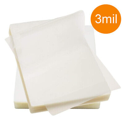 8.9  X 11.4  Thermal Laminating Pouches 100 Pack Laminating Letter Sheets 3 Mil • 14.99$