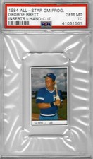 1984 All-Star Game Program - George BRETT - PSA 10+++ HOF Royals