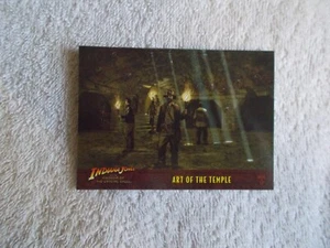 Indiana Jones & Kingdom of the Crystal Skull "ART OF THE TEMPLE" #76 Trade Card - Picture 1 of 2