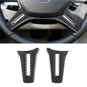 RHD Carbon Fiber Below Steering Wheel Cover Trim For Mercedes-Benz C Class W204 - Picture 1 of 12