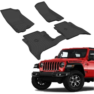Alfombrilla de goma para Jeep Wrangler JL 2021-2024 4xe 2022 2023 - Imagen 1 de 17