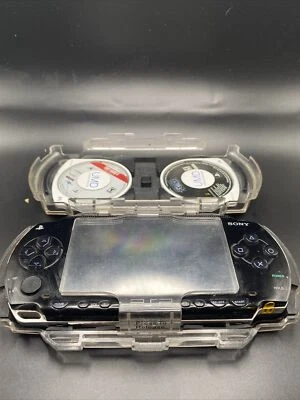Sony PSP Slim Black-2001 *VG estado de funcionamento* pacote Tony Hawk, Project 8�� - Imagem 1 de 4