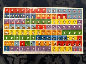 Peanuts Stickers / Minis Sheet Of 105 1” Stickers Mint - Picture 1 of 6