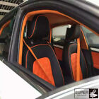 +Orange 4.8Cm Auto Racing Car Harness 3 Point Front Safety Adjustable Seat Belt