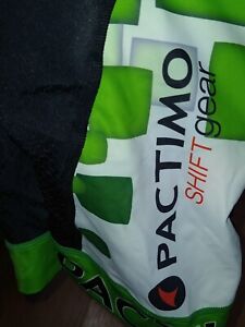 NWOT Pactimo Cycling Bib Shorts Size XS Green Squares