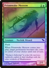 Prismwake Merrow FOIL Shadowmoor NM Blue Common MAGIC GATHERING CARD ABUGames