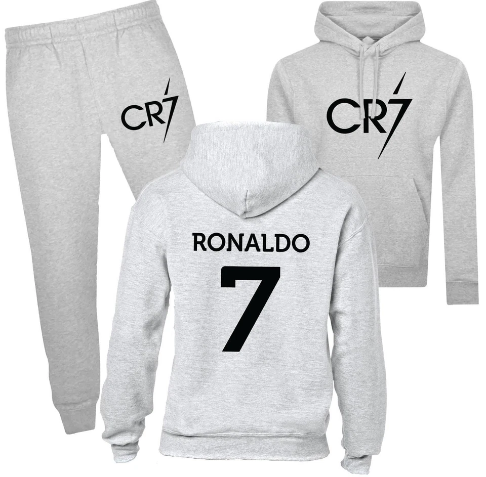 AMARE FEECHI Felpa con cappuccio/maglietta calcio bambini Messi regali per ragazzi Ronaldo's CR7 bambini