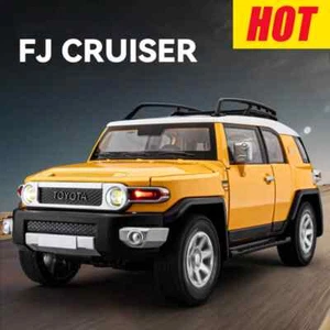 1:24 cruiser Toyota FJ Colooze Alloy Car Model Diecast Toy Vehicle Sound Light - Picture 1 of 25