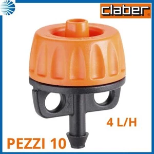 Gocciolatori gocciolatore per irrigazione tubo fisso orto vasi claber 91222 - Foto 1 di 4
