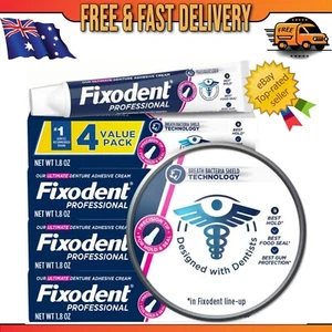 Professional Ultimate Denture Adhesive Cream for Full and Partial Dentures, 1.8 - Picture 1 of 10