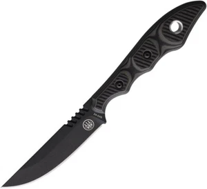 Beretta Fixed Knife 3.5" Black Coated 1095HC Steel Full Tang Blade G10 Handle - Picture 1 of 3