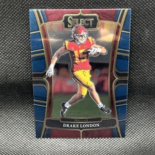 Drake London 2023 Panini Select Draft Picks #65 Retail Blue USC Trojans
