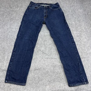 Ralph Lauren Polo Jeans Mens 36x34 Blue The RL Easy Fit Straight Leg Denim Prep - Picture 1 of 19