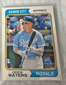 15  2023 Topps Heritage  DREW WATERS   RC ROYALS  #96 ROOKIE   LOT - Picture 1 of 1