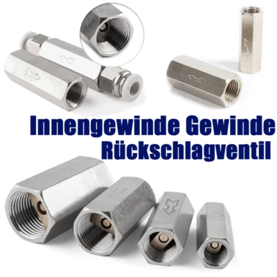 Pneumatik Rückschlagventil Innengewinde Rückflußverhinderer Kupferbeschichtung  - Image 1 of 4