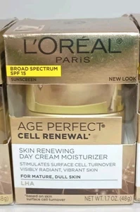 L'Oreal Age Perfect Zellerneuerung LHA 1,7 Unzen Feuchtigkeitscreme LSF SIEHE BILDER VERFALLSDATUM! - Bild 1 von 4