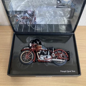 1/12 Minichamps Triumph Speed Twin Diecast Motorcycle Model Replica Collectible - Picture 1 of 10