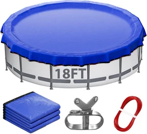 【Neues Upgrade】 18 Fuß Winter Poolabdeckung Rund für oberirdische Pools Extra Dick... - Bild 1 von 6