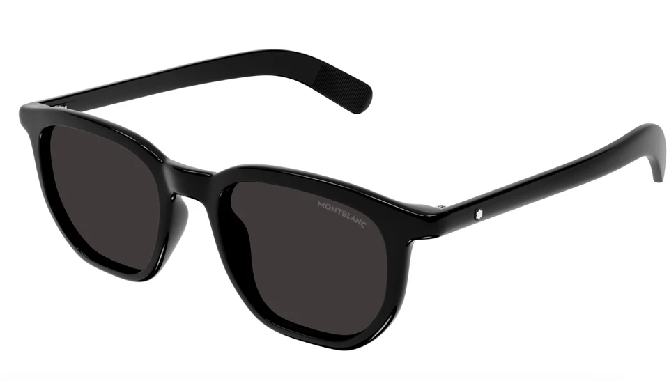 Gafas de sol clásicas negras Montblanc MB0352S-001 - geniales contemporáneas sin esfuerzo Foto 1 de 4