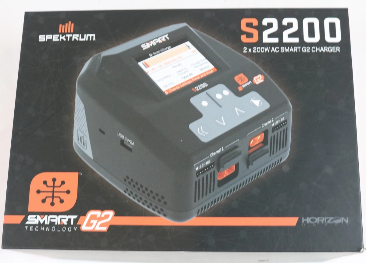 Spektrum S155 G2 AC/DC Smart Charger 55W | Älylaturit (LiPo Laturit
