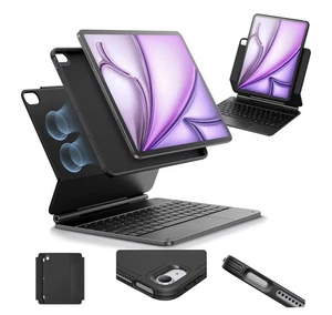 ESR iPad Air 11 Inch Case with Keyboard (M3/M2, 2025/2024) & iPad Pro 11 Black - Picture 1 of 8