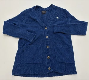 Abercrombie And Fitch Damen-Strickjacke royalblau Größe Small - Bild 1 von 3