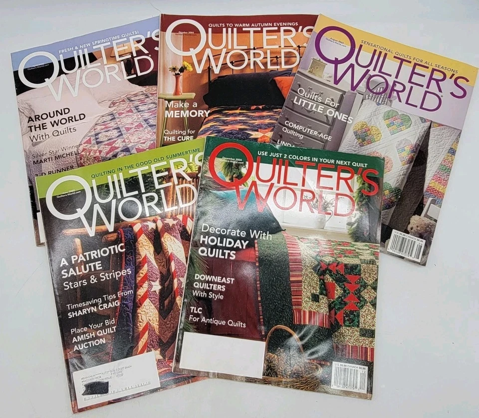 Quilters World Magazine Lot Of 4 Year 2005 - Image 1 of 1
