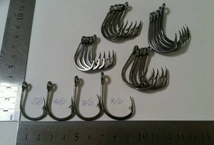 40x mixed STAINLESS STEEL quality chemically sharpened live bait hooks - Picture 1 of 7