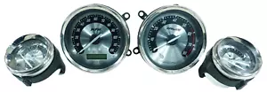 09 Harley CVO Electra Ultra Screamin Oil Fuel Tacho Speedometer Gauges 45K 1290 - Picture 1 of 14
