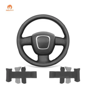 MEWANT Artificial Leather Steering Wheel Cover for Audi A3 8P A4 B8 A5 Seat Exeo - Bild 1 von 10