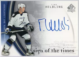 * 2005-06 SP Authentic - Sign of the Times #HE - TIMO HELBLING - Picture 1 of 2